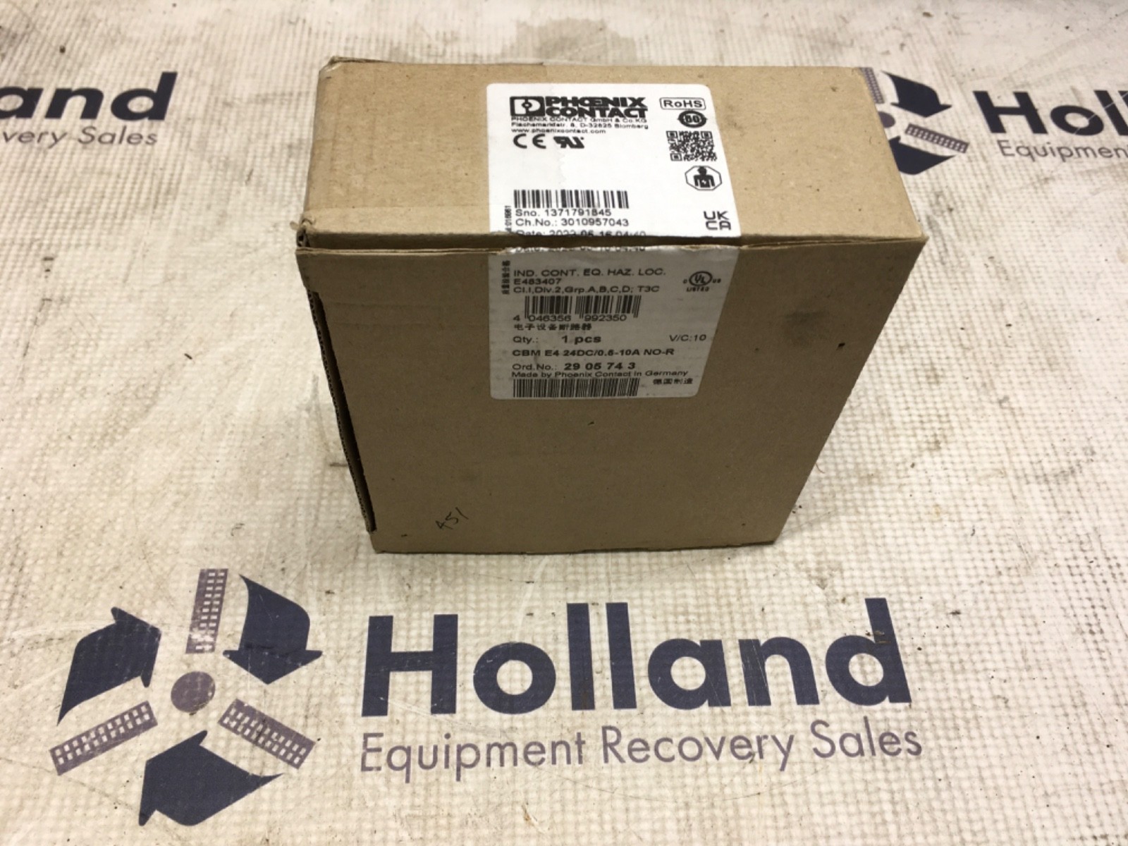 Phoenix contact CBM E4 24VDC/0.5-10A, 2905743, NOS, (KP-1823)