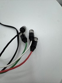 Female RGB SCART to 4 BNC + Audio Cable Compatible with Sega Genesis, Saturn, Su