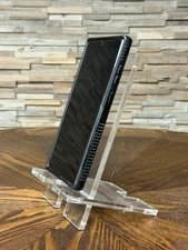 Phone Stand Clear 3 1/2" W  x  7 " H ( Beautiful, Clear Edges, Light Weight)