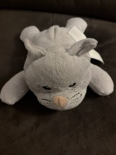 Melissa  Doug Gray Plush Cat Kitten Embroidered Eyes Whiskers Replacement
