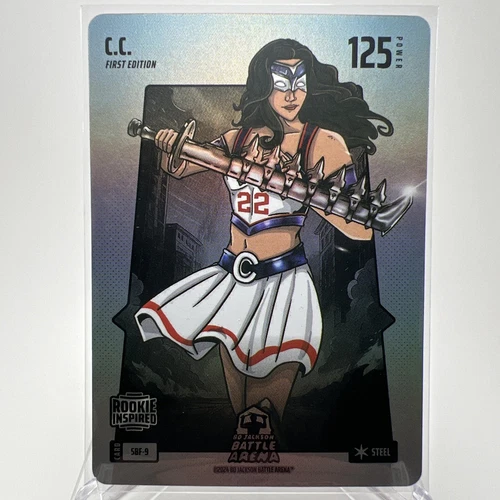 2024 Bo Jackson Battle Arena CC Caitlin Clark STEEL SILVER SBF-9 Battlefoil RC