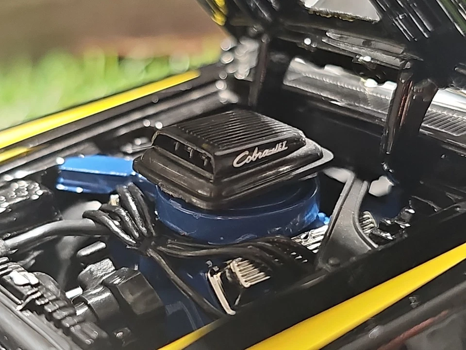 Raro Johnny Lightning 1969 Ford Mustang Mach escala 1:24 coche diecast sin caja Foto 2 de 4