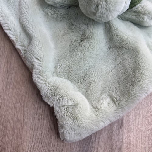 kellytoy green With Rattle Doudou Comforter dinosaur rhino contort blanket soft - Picture 2 of 13
