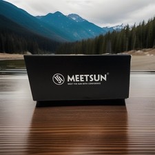 MEETSUN 9188-C8 Women's Square Polarized Sunglasses Brown Frame Brown Lens