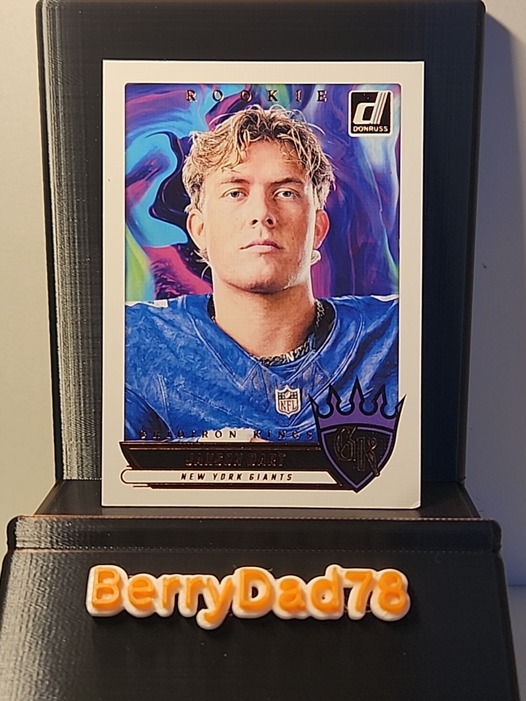 2025 Panini Donruss- Rookie Gridiron Kings Jaxson Dart #RGK-JDT (RC) GIANTS