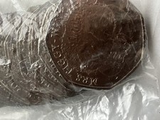 Sealed Bag of 20 x Tiggy Winkle & Squirrel Nutkin 50p coins uncirculated