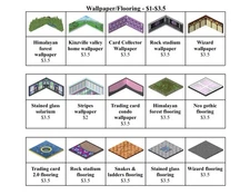 Webkinz Classic - VIRTUAL ITEM(S) - Furniture/Decorations - PICK ONE