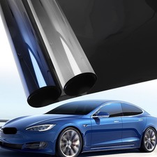 1PC PET Car Window Tint UV Blocking Gradient Privacy Film, Anti-Scratch 50 300cm