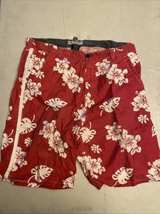 vintage ARIZONA JEAN COMPANY COASTAL SHORT MENS 34 HAWAIIAN SHORTS FLORAL Y2K