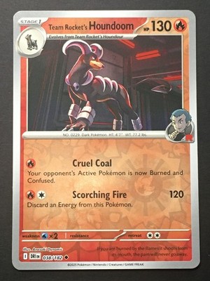 Team Rocket's Houndoom Uncommon SV10: Destined Rivals 038/182 NM