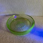 Vintage Federal Green Depression Glass Coaster