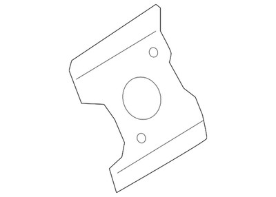 Genuine Audi Frame Side Member Bracket 80A-806-209-STL