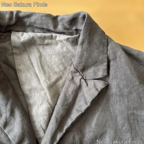 EEL Linen Stick Jacket M - Chic Vintage Aesthetic image 3