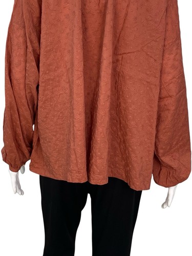 Doen Women's Rosebay Floral Embroidered Boho Cotton Silk Blouse Tunic Top M - Picture 13 of 15