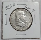 1961 P Ben Franklin Silver Half Dollar ungraded uncertified