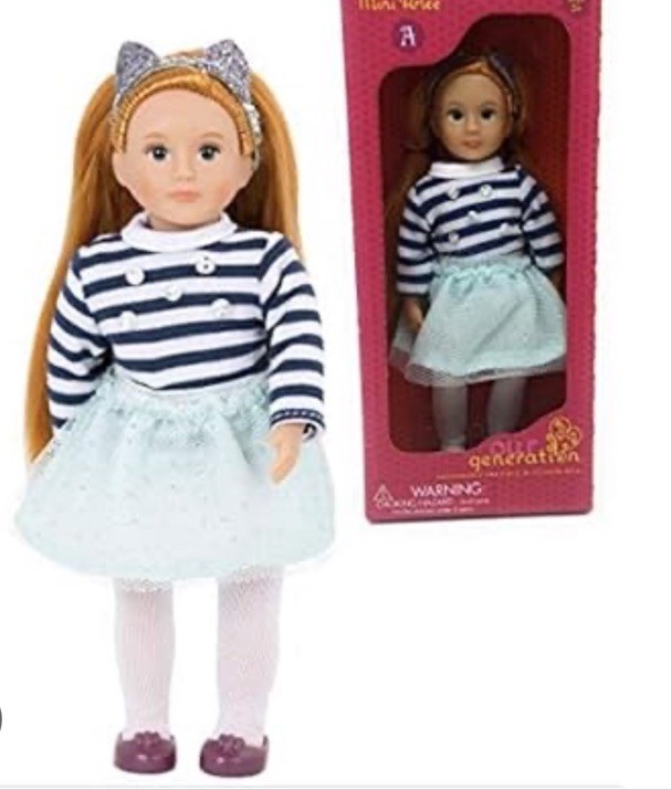 NEW Mini Arlee Our Generation 6.5" Doll Outfit Red Hair