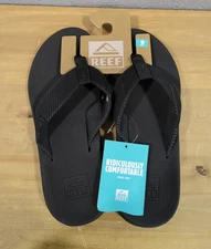 NWT Men’s Reef Phantom II Black High Arch Support Size 9