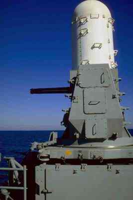Blechschild 793055 Phalanx Anti Missile Gun System United States Navy A4 12x8 Alu
