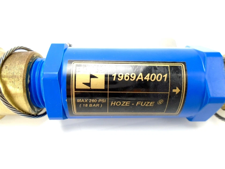 ROSS - 1969A4001 - HOZE-FUSE - 1/2 pulg. Macho a hembra - MAX 260 PSI (NUEVO en CAJA) Foto 4 de 4