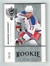 07-08 UD Upper Deck The Cup  Brandon Dubinsky  /25  Platinum Spectrum  Rookie