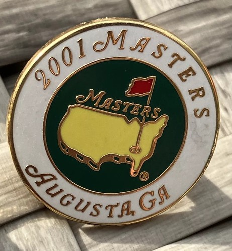 Lotto 4 2001 Masters Palla Smaltata Golf Marler Calda Verde & 3 Legni Tigre Bianchi 2° - Foto 4 di 6
