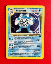 Lotto Carte Pokemon Poliwrath 15/130 Set Base Due Eng 