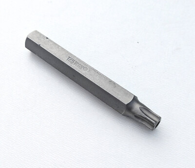 T45 Halfords Advanced Tamper Security TX Torx 10mm Hex Shank 75mm Long Deep Type