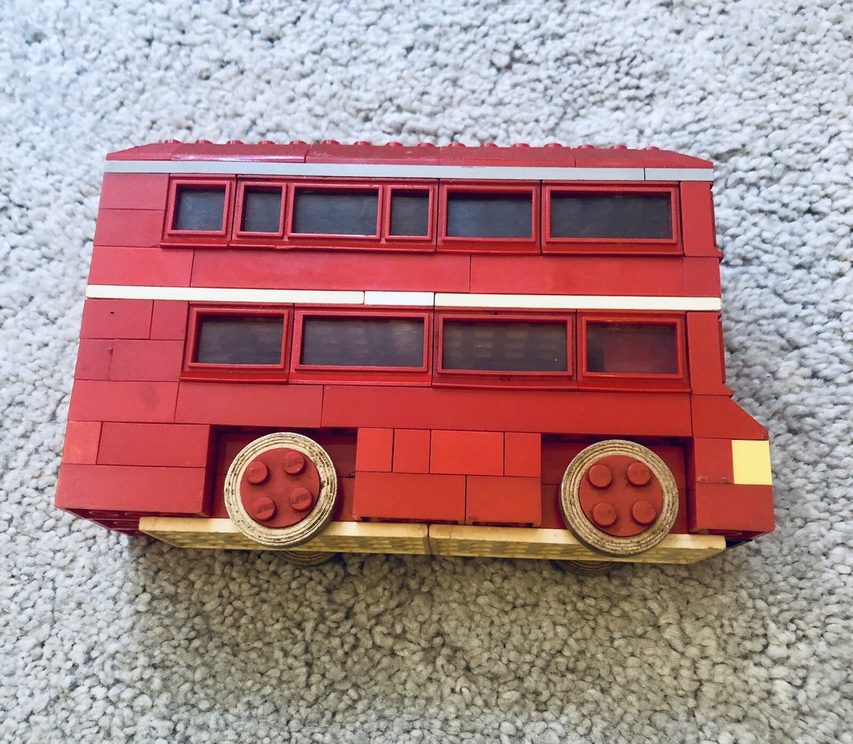 1966 RARE ORIGINAL Lego London Red Double-decker Bus Set 313-1