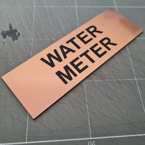 Water Meter Sign Plaque Cupboard Utility Room Shed - Picture 67 of 230