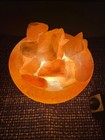 Salt Lamp & Crystal Chunks - Himalayan Night Light Natural, unboxed — photo 2