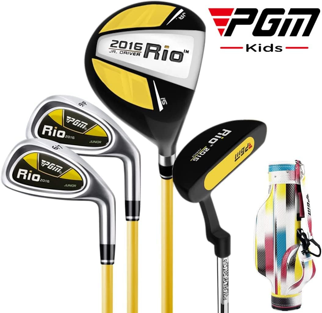 Club Set For Kids - 4 Right-handed Clubs With Stand Bag