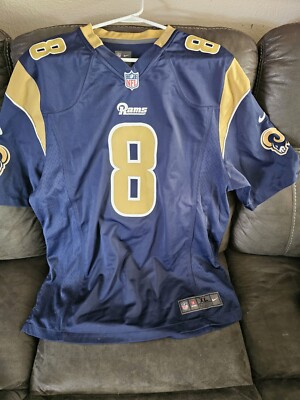 Nike On Field St. Louis / Los Angeles Rams Sam Bradford 8 Jersey