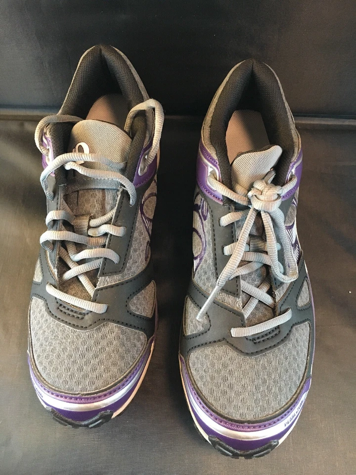 Pearl Izumi 女式 X-ALP Seek V 山地自行车鞋 灰色/黑色 10.5US 全新无标签 — 第 3/4 张图片