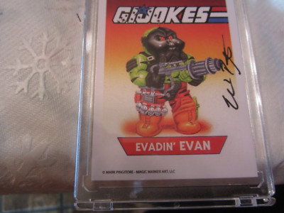 MARK PINGITORE G.I. JOKES EVADIN EVAN CARD 22B
