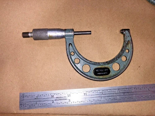 MITUTOYO 103-217 OUTSIDE MICROMETER 2-3"