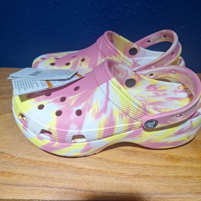 pink lemonade platform crocs