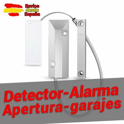 Sensor inalambrico alarma apertura puertas cochera garaje Nuevo Diseno