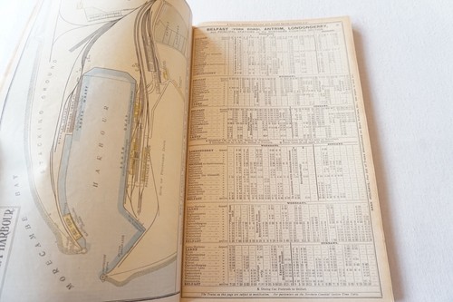 Horario de pasajeros de Midland Railway c1910 con mapas - Imagen 7 de 13