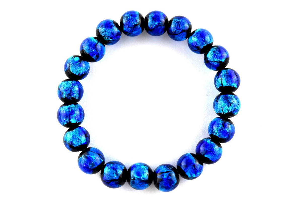 Ryukyu Fluorite (Hotaru stone)Beads Japanese Bracelet luminescence 