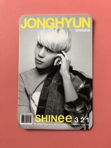 Shinee Jonghyun Official Photocard 3 2 1 Ebay