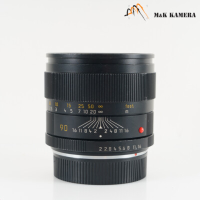 Leica Summicron-R 90mm/F2.0 E55 Ver.II V2 Lens Yr.1989 Canada