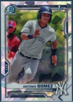 Antonio Gomez 2021 Bowman Chrome 1st Atomic Refractor NY Yankees Prospect BCP-82