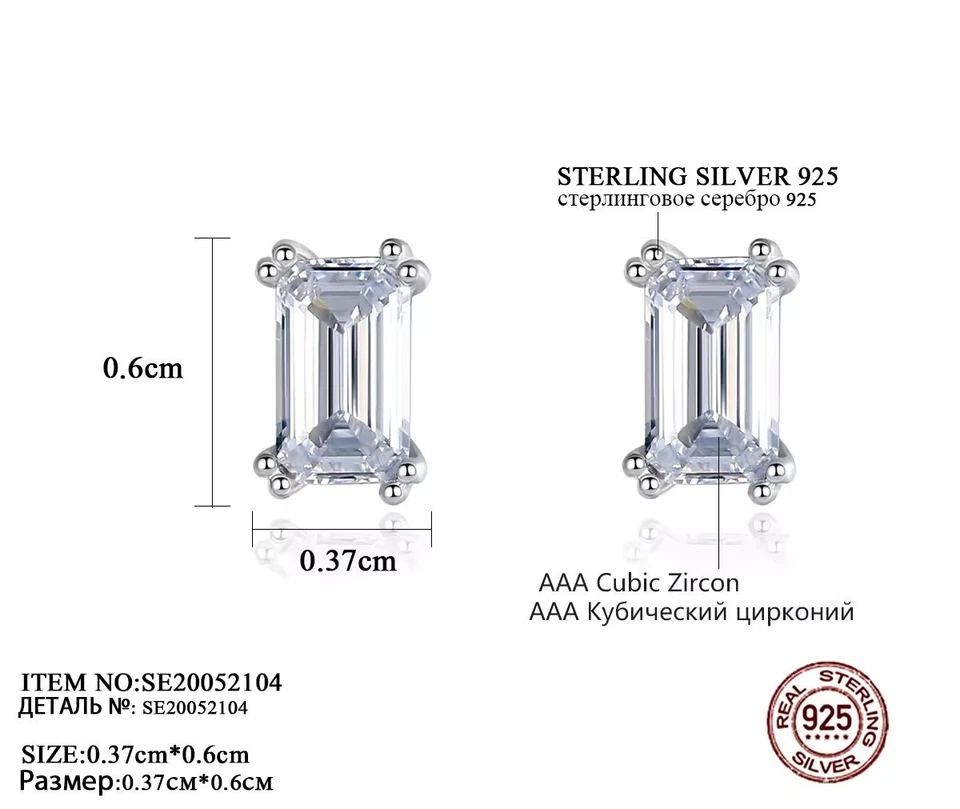 Damen Kinder Ohrringe Ohrstecker 925er Sterling Silber Ohrschmuck Silberschmuck - Bild 4 von 4