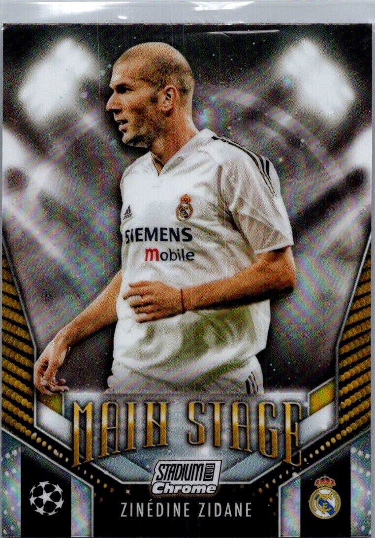 2023-24 Topps Stadium Club Chrome Ucl - Main Stage Zinedine 2023-24 Topps Stadium Club Chrome Ucl - Main Stage Zinedine