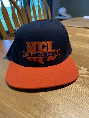Vintage Chicago Bears NFL Snapback Hat Nutmeg American Needle Made in USA