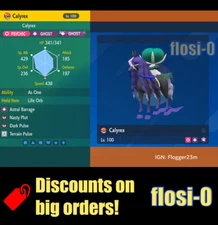6IV Calyrex Shadow Rider Pokemon Scarlet and Violet