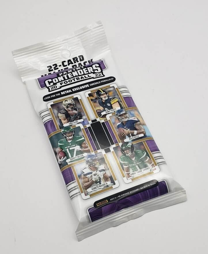 2022 Panini Contenders Football 22 Card Jumbo Value Pack - Sealed Fat Pack