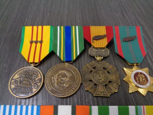 Vietnam War US ARMY 14 Medal lot of Professional Mounted Museum Quality RARE - Picture 4 of 17