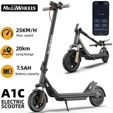 Megawheels A1C Electric Scooter Teens Adults Folding E-scooter Dual Suspension