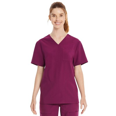 Scrubstar Core Essentials Unisex V-neck Scrub Top (Size 2XL) BRAND NEW W TAGS